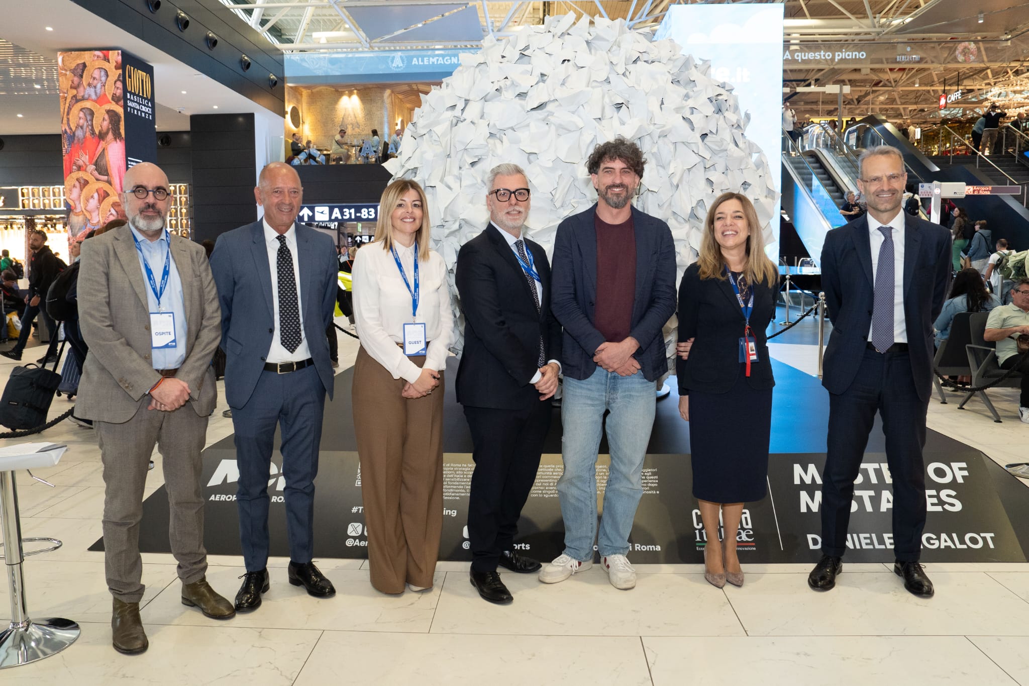 MASTER OF MISTAKES VOLA A FIUMICINO