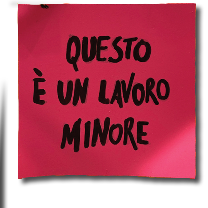 QUESTO E’ UN LAVORO MINORE